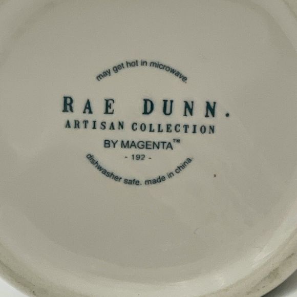 Rae Dunn FA LA LA White/Red Mug - Picture 8 of 9